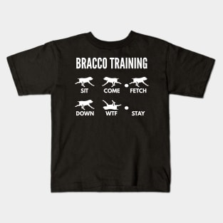 Bracco Italiano Training Italian Pointer Tricks Kids T-Shirt